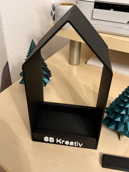 Vogelfutterhaus individuell mit Schrift