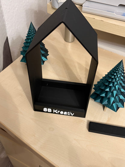 Vogelfutterhaus individuell mit Schrift