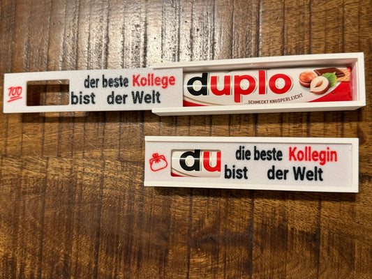 Schöne Verpackung für Schokoriegel